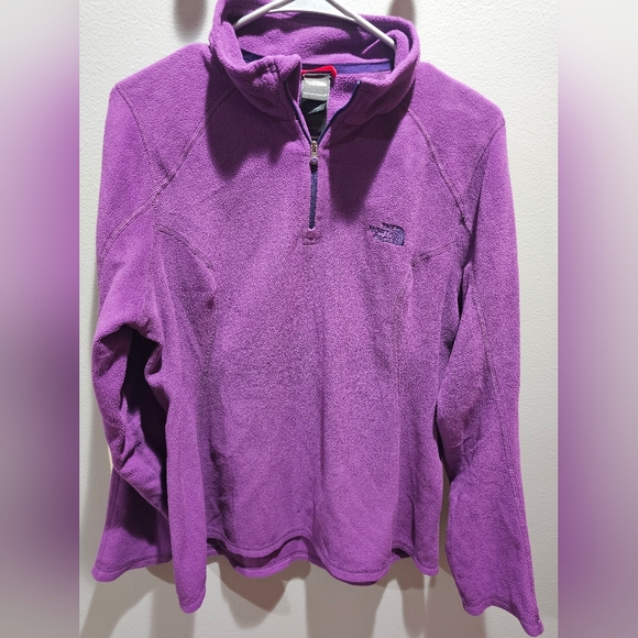 The North Face Purple Fleece Jacket - Picture 1 of 4
